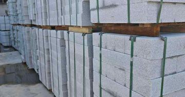 长治芝麻白路牙石，路侧石