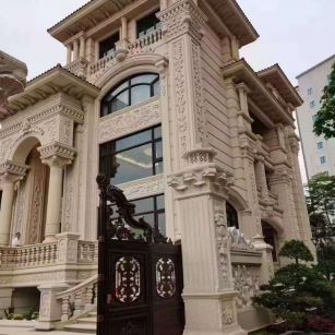 长治黄金麻别墅外墙异形定制