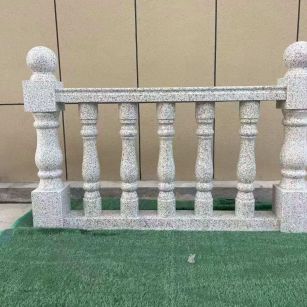 长治芝麻白阳台栏杆 花岗岩栏杆