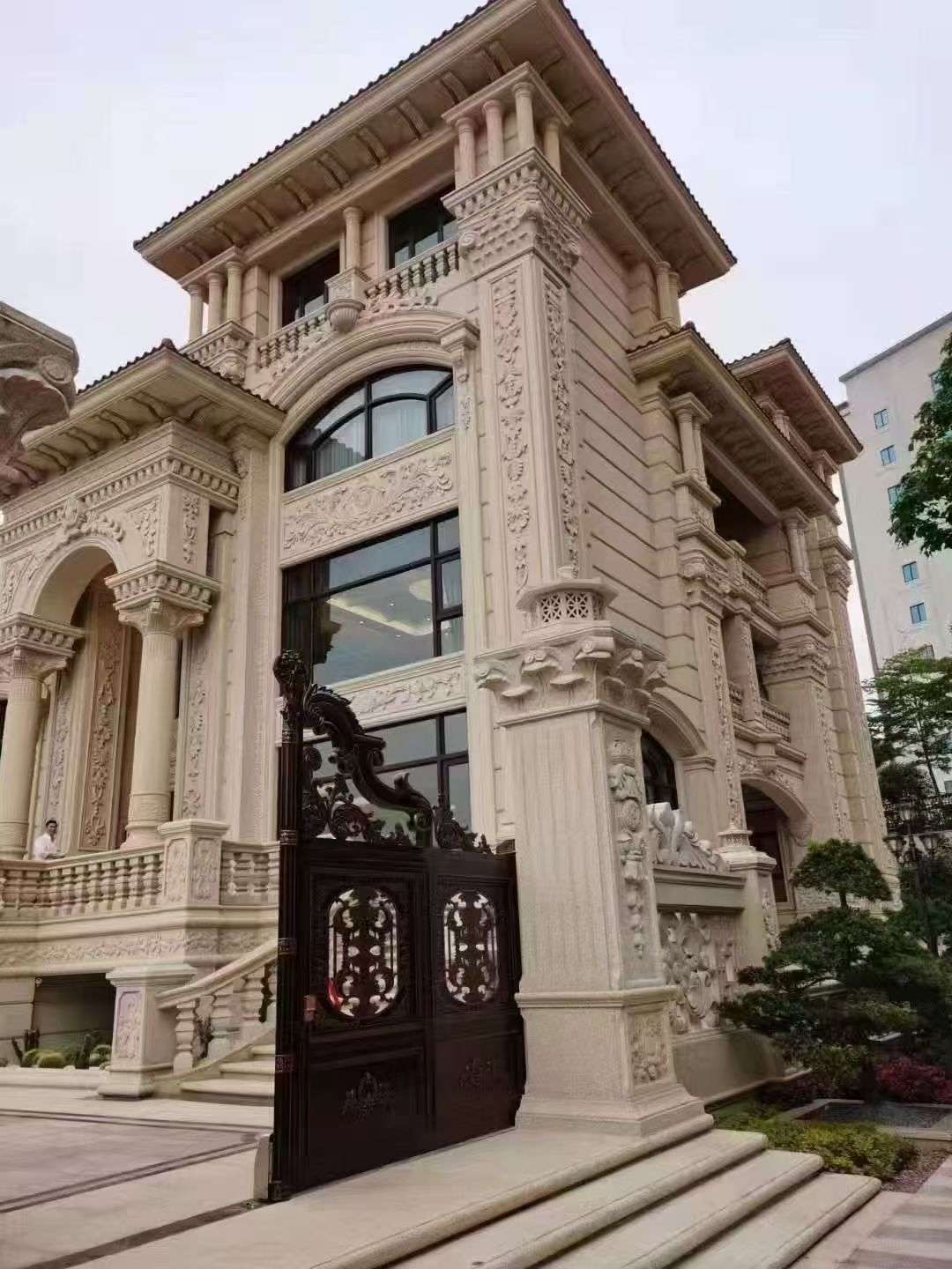 长治黄金麻别墅外墙异形定制