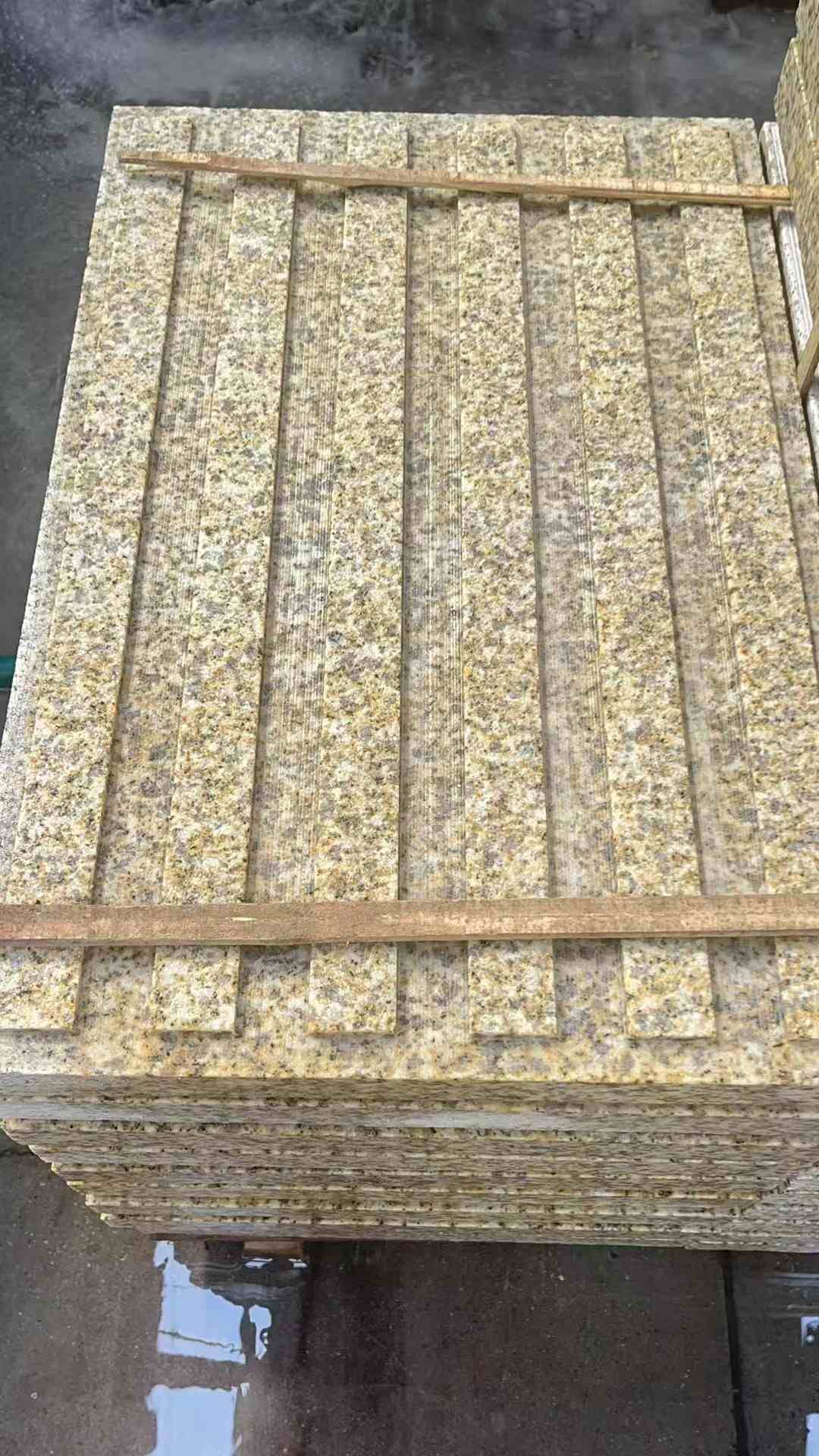 长治黄金麻盲道 石材盲道