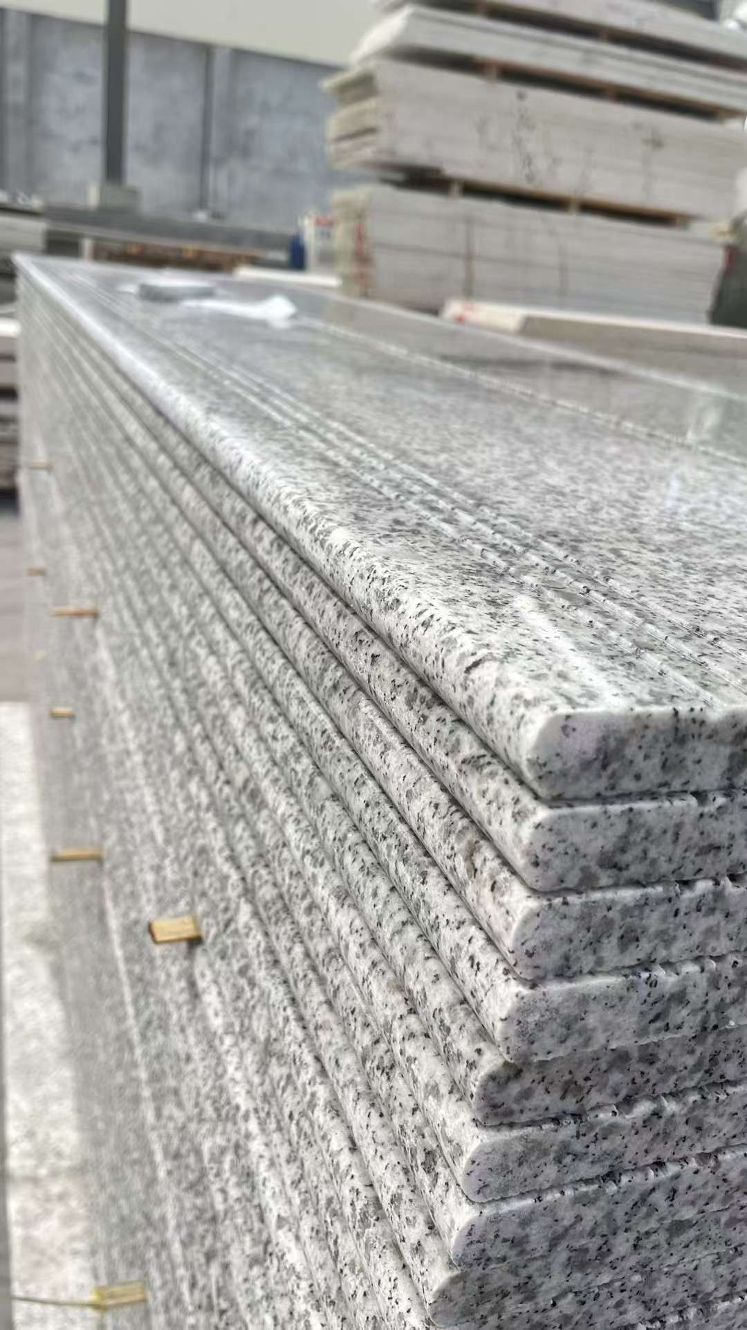 长治芝麻白楼梯踏步 花岗岩楼梯板材