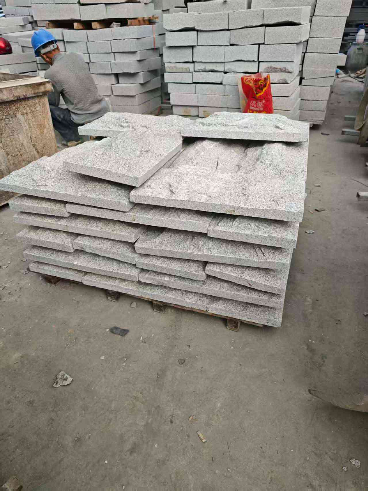 长治芝麻白蘑菇石，自然面