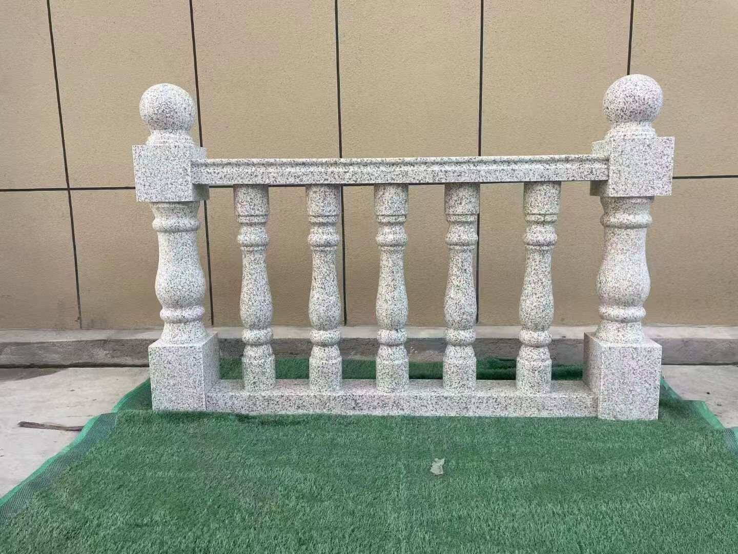 长治芝麻白阳台栏杆 花岗岩栏杆